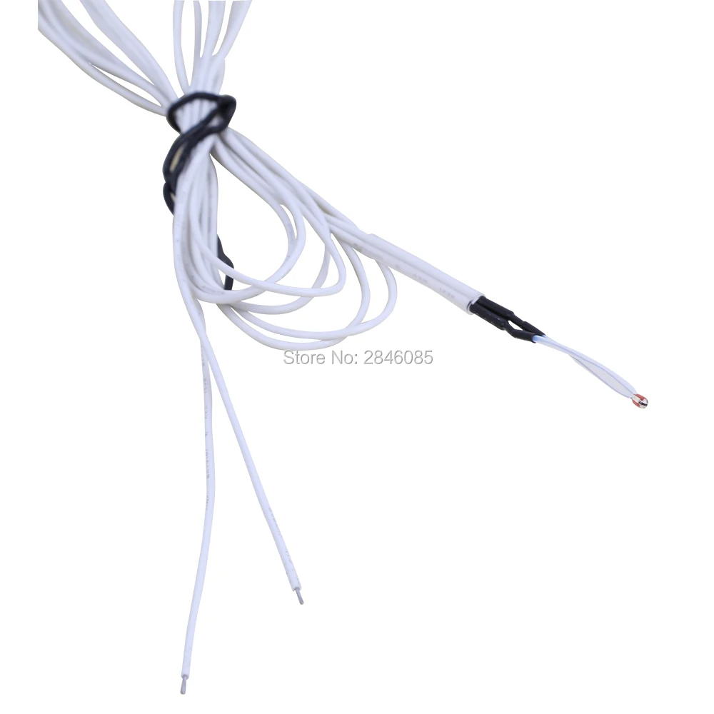 5PCS/Lot 100K ohm NTC 3950FB Thermistors with cable Temperature Sensor RepRap Extruder for Creality 3D Printer Mend Hot bed | Компьютеры и