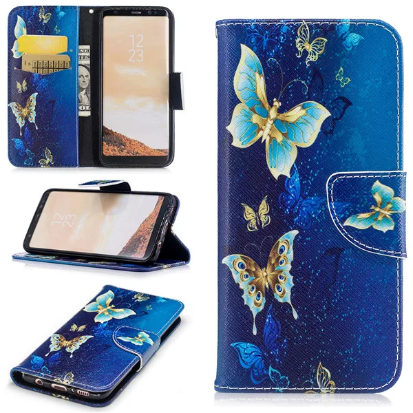 Чехол для Fundas samsung Galaxy S8 S9 S10 Plus S10E чехол кожаный бумажник флип чехол для телефона s для samsung Galaxy S9 S8 Plus чехол - Цвет: 13