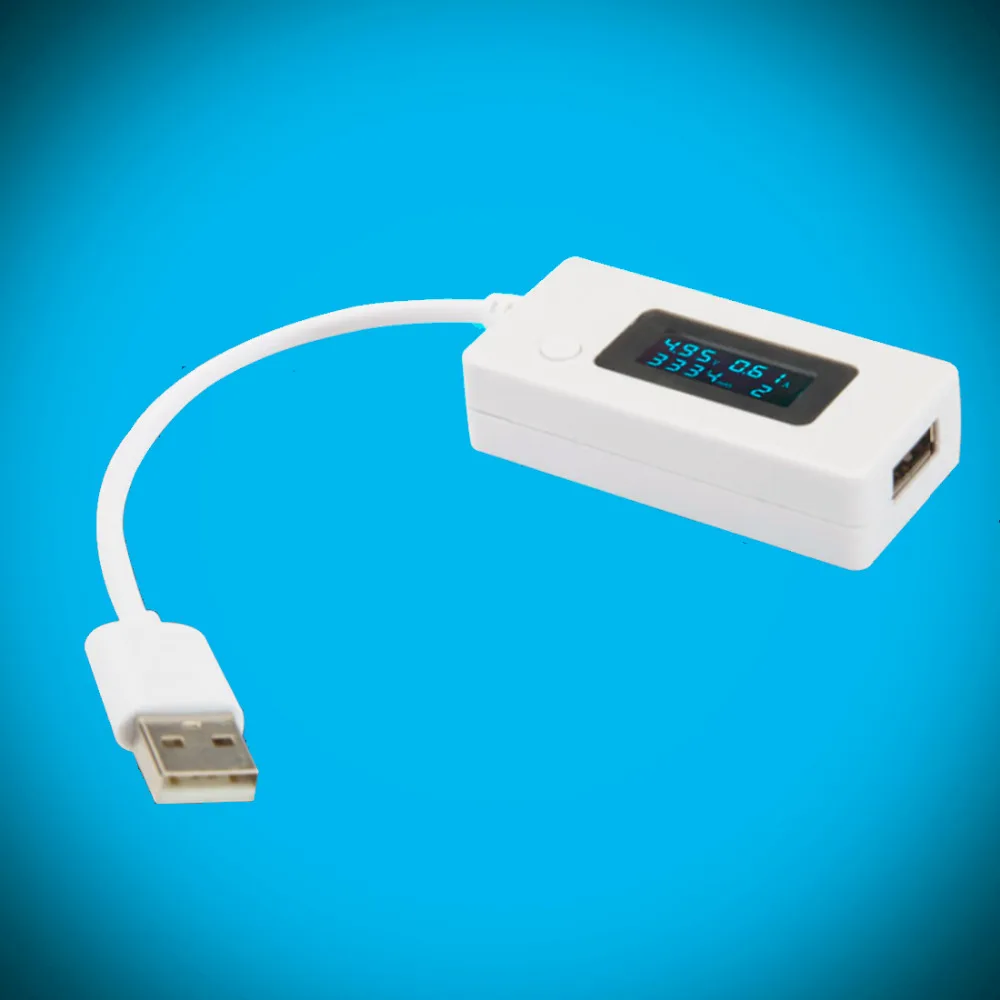 ЖК-дисплей Экран мини творческий телефон USB тестер Портативный доктор Напряжение