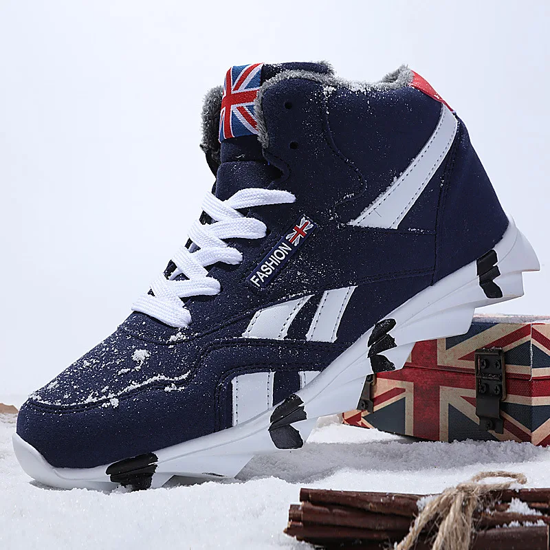 2018 г. осенне зимняя повседневная обувь для мужчин удобные плюшевые сохраняющие