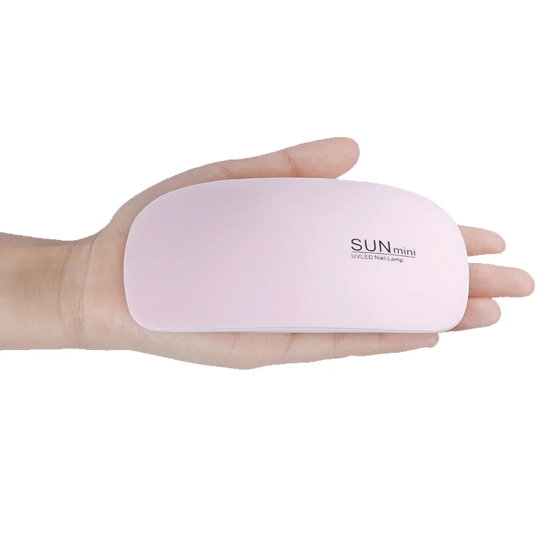 6 Вт SUNmini USB лампа УФ светодиодная для сушки ногтей лак Портативный кабель женщин