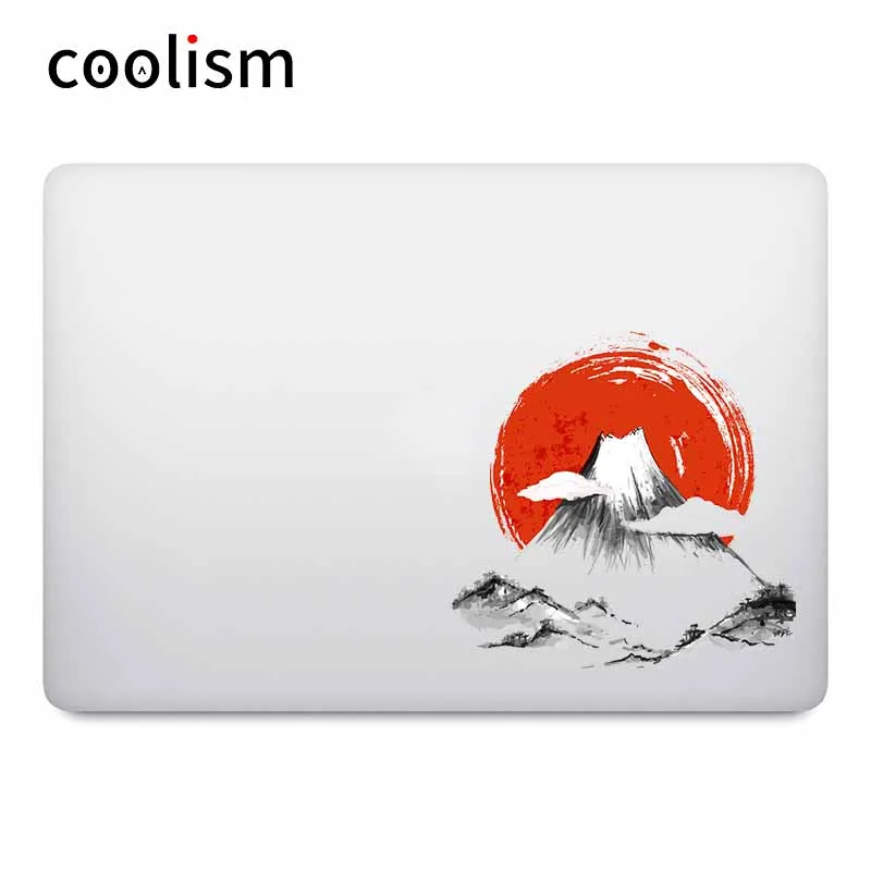 Японская Гора Фудзи Ukiyoe наклейка для ноутбука Наклейка на MacBook Pro Air retina 11 12 13 15 дюймов Mac Mi ноутбук виниловая поверхность книга кожа