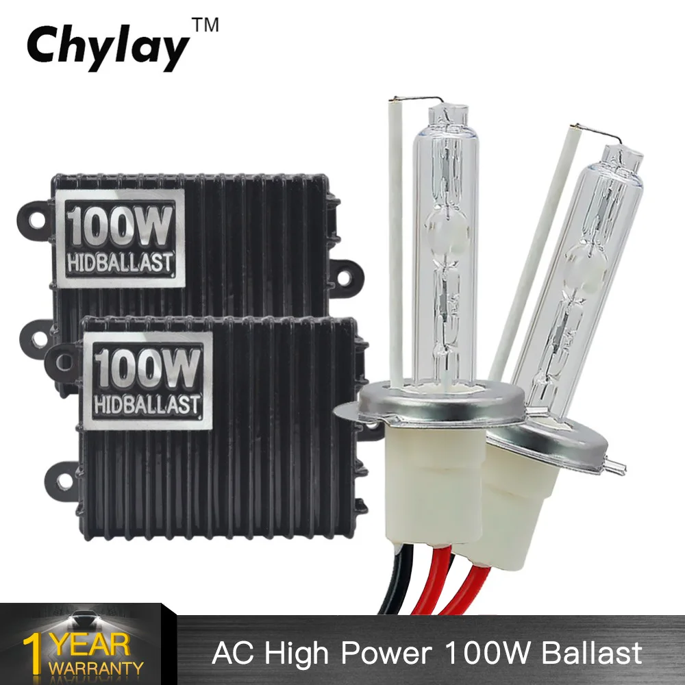 1 комплект 100 Вт H7 xenon HID kit H1 H3 H4 H8 H9 H10 H11 9005 HB3 9006 HB4 балласт 5000 К 6000 8000 для