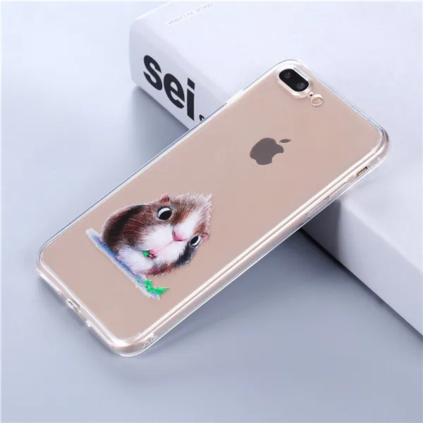 459 Чехол для телефона 6, 6 S, 7, 8 Plus, XS, милые животные, любовь, чехол для iPhone X, чехол из мягкого ТПУ для iPhone 5, 5S, SE, чехол - Цвет: 459