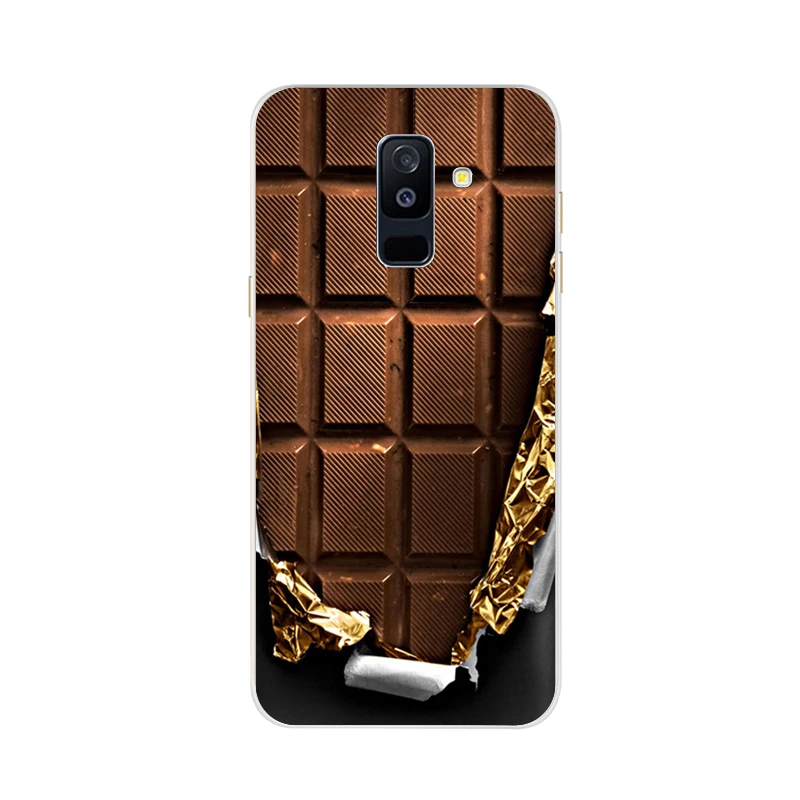 Для samsung Galaxy A6 чехол 5,6 'Мягкий силиконовый чехол для телефона чехол s для samsung A 6 Plus A 600 610 F Сумочка для телефона чехол