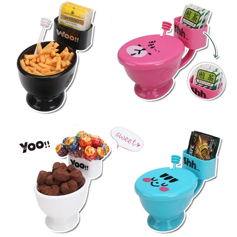 Rangnic Funny Toilet Mug with Spoon/lid WC Plastic Coffee Cap Cup Mugs for Lovers Friend Multi Colors Original P35 | Дом и сад