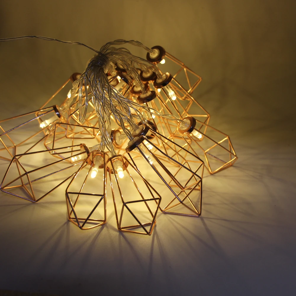 Светодиодная лента AA с питанием от аккумулятора USB железные художественные