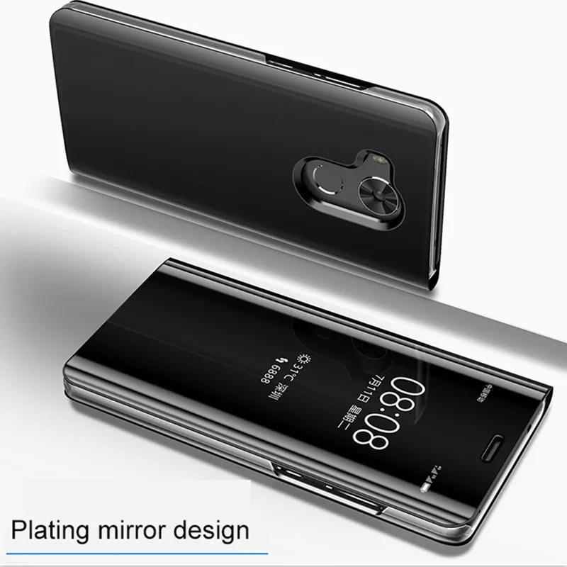 Зеркальный чехол для Huawei Mate 8 9 10 Pro Lite P8 P9 P10 Plus P20 Smart View Window Stand Flip Case Coque Fondas |