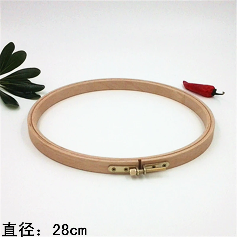 1 шт. Dia28cm пяльцы для вышивания круглый деревянный каркас Искусство ремесло DIY