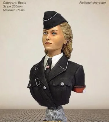 

Resin Kits 1/9 woman GK officer Unpainted Kit Resin Model