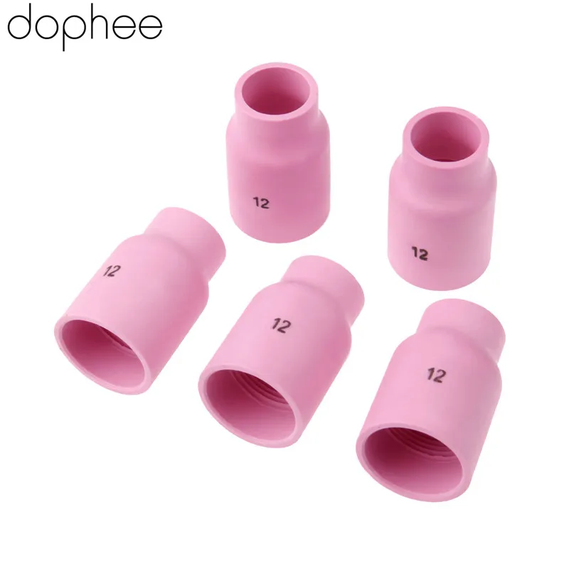 Dophee 5 шт. TIG газовая линза 53N87 керамические чашки 12 # подходит для сварофонарь