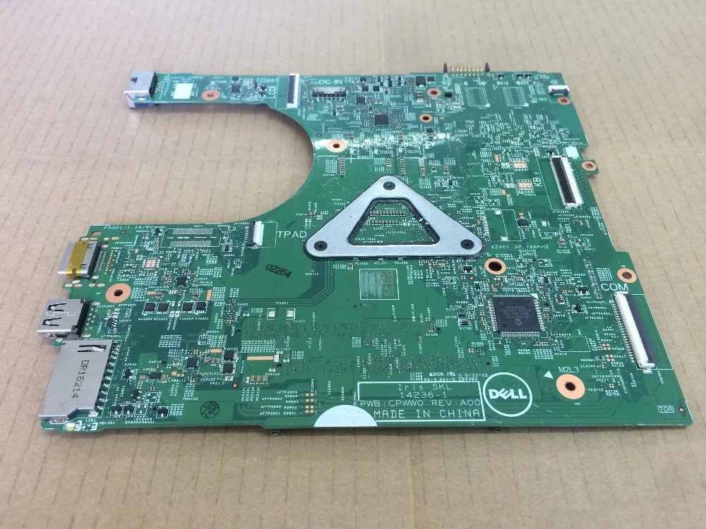Для Dell 3459 Материнская плата ноутбука 14236 1 30J5G 030J5G CN DDR3 w/i5 6200U интегрированный