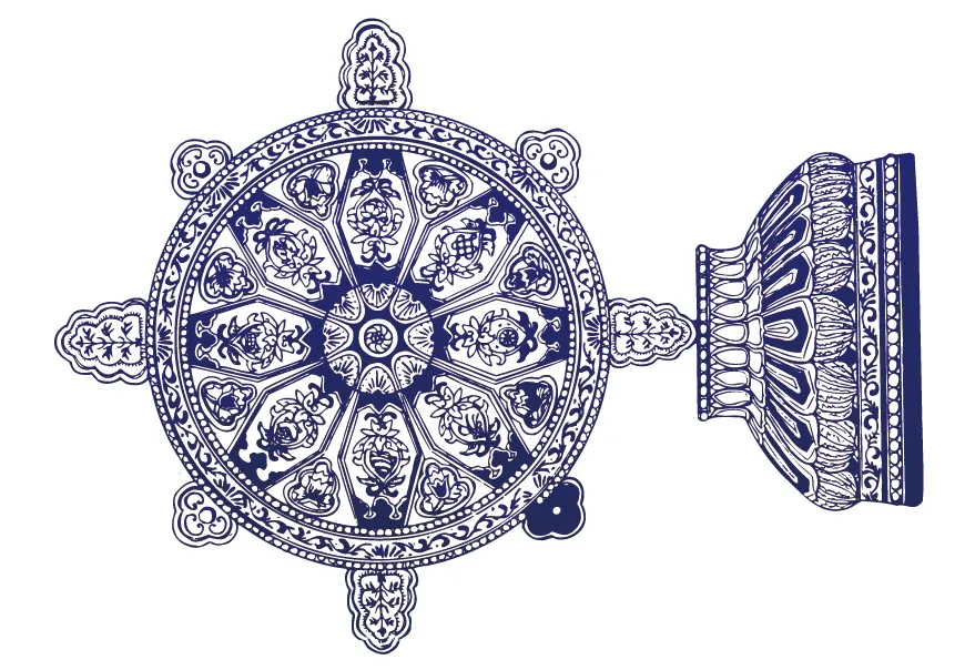 Сувенирные магниты в традиционном китайском стиле сувенирные на холодильник Zhont