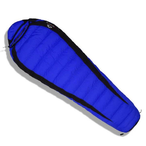 1000G Blue Открытый Кемпинг зимний Взрослый водонепроницаемый 90% вниз согреться спальный мешок S432 - Цвет: 1000G Blue