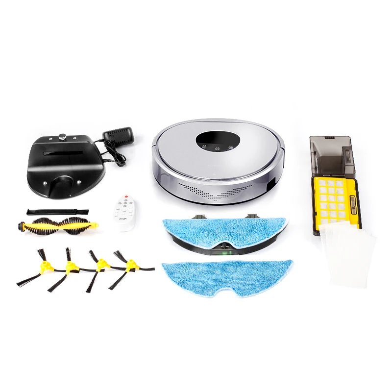 Fmart робот пылесос мини автомобильный сухая и влажная уборка мягкий бампер