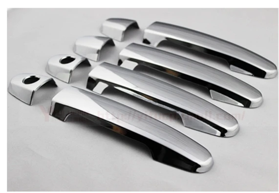 High Quality Car Door Handle Cover Trim With Smart Key Hole For Toyota Highlander 2001-2007 RAV4 2001-2012 Matrix 2002-2010 | Автомобили и