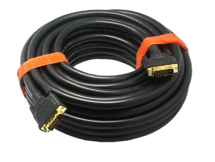 OD10mm DVI D (24 + 1) кабель Папа папа 1 5 m / 3m 5m 10m 15m 20m Двухканальное цифровое соединение