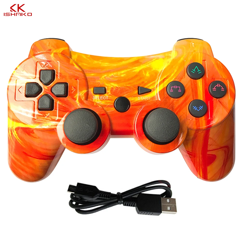 Многоцветный Bluetooth контроллер для SONY PS3 геймпад Play Station 3 беспроводной джойстик