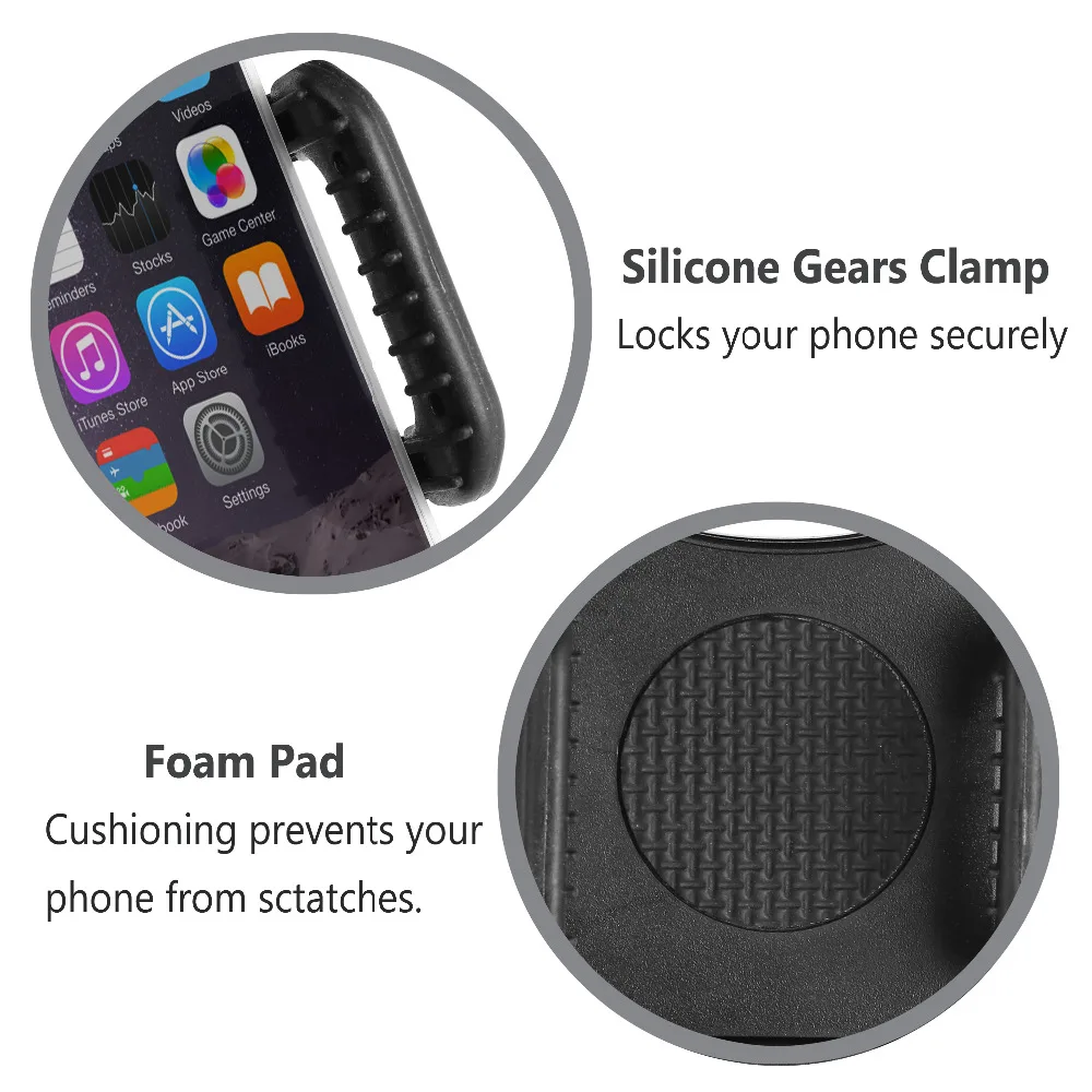 Yianerm CD Slot Car Phone Holder 360 Rotating One Touch Cradle For iPhone 6s 7/Plus Galaxy S6/S7Huawei and more | Мобильные телефоны