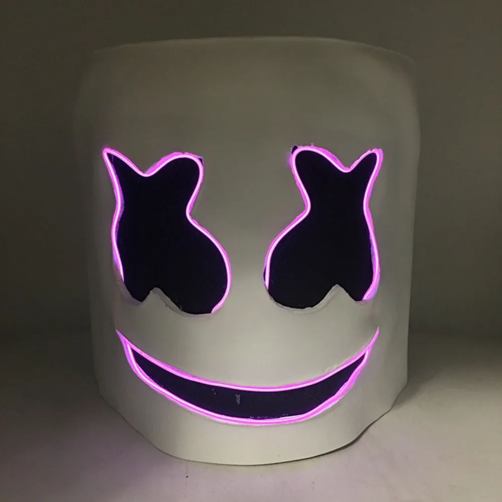 DJ Marshmello шлем полного Косплэй Хэллоуина музыкальный фестиваль вечеринок со