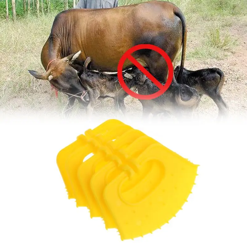 5 шт. острие теленка пластмассовое кольцо для носа анти сосание Miling Stop Thorn Weaning