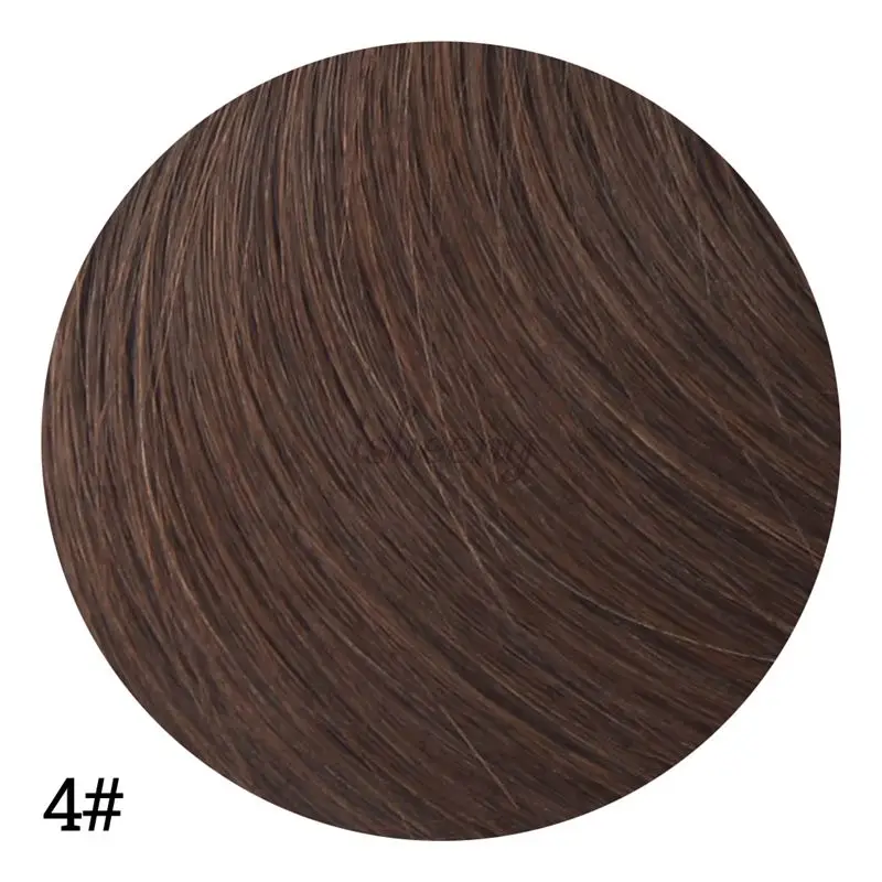 #4 Isheeny Fusion плоский наконечник человеческих волос для наращивания 1" бархат Remy Кератин капсулы 100 шт прямые европейские волосы - Цвет: #4