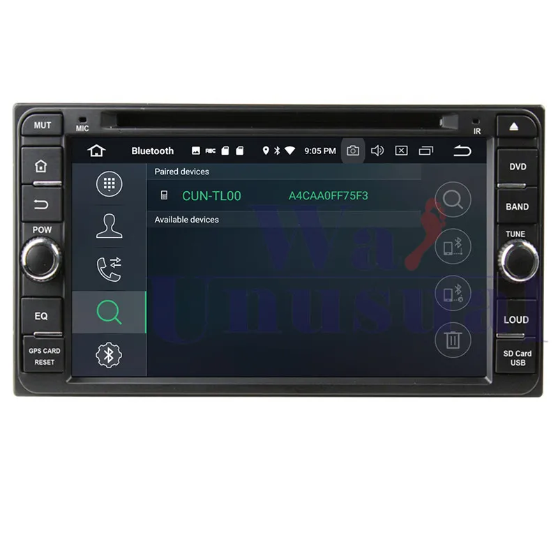 Автомобильный мультимедийный DVD радиоприемник wanобычно на Android 9 0 для Toyota Universal