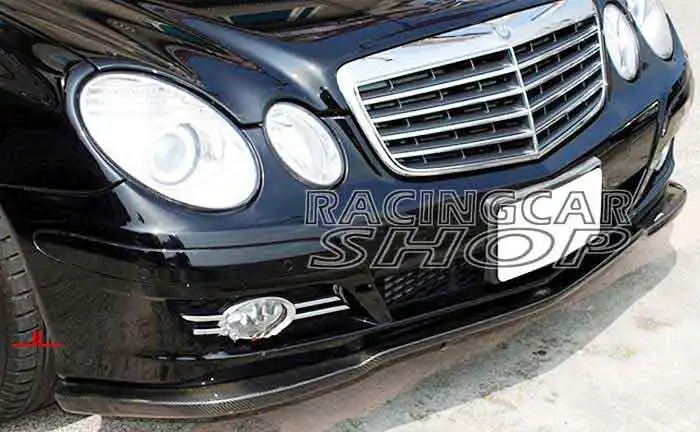 Передний спойлер из настоящего углеродного волокна для Benz E-Class W211 E320 E350 E550 2007-2009 M037