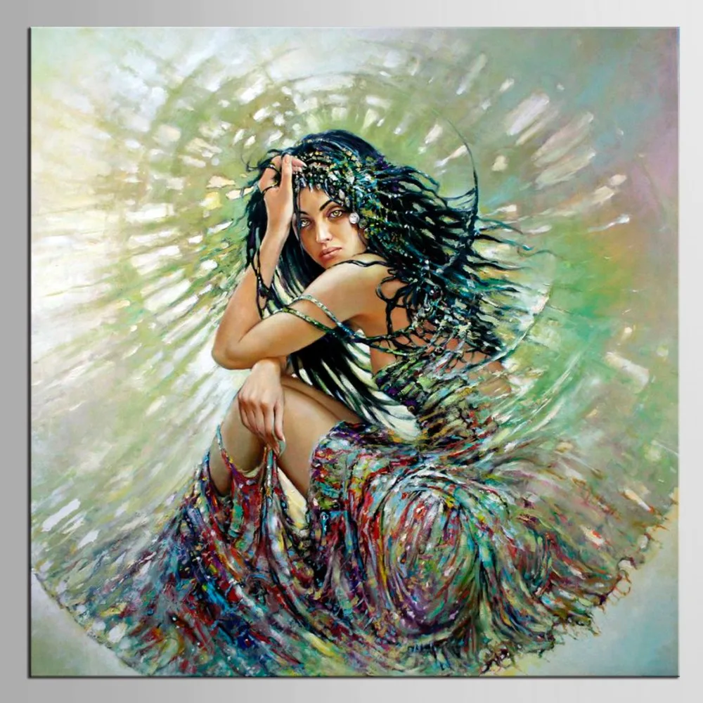 1 Панель Современная цветная Обнаженная художественная живопись идеи для