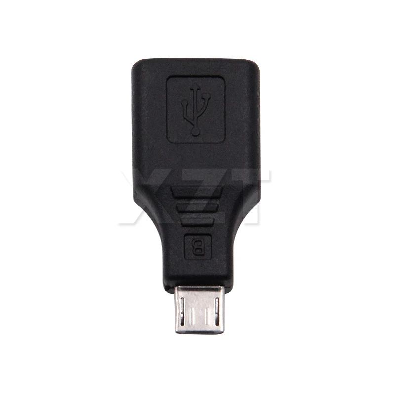 1 шт. F/M USB 2 0 разъем Micro / Mini B 5 контактный штекер преобразователя OTG черный хост