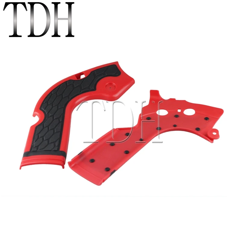 Красная рамка для мотоцикла 1 пара защитная мотокросса защита Honda CRF 250 R 450 2013