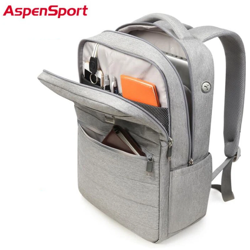 AspenSport Новый студенческий рюкзак из полиэстера сумка для 17 дюймового ноутбука
