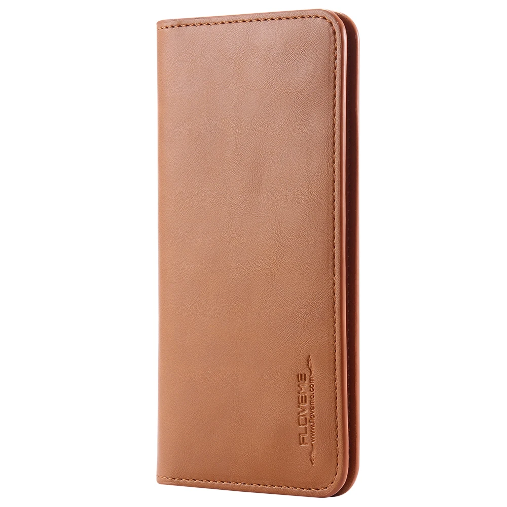 FLOVEME 5.5 Inch Wallet Mobile Phones Case For iPhone XR XS X 8 7 Plus Leather Bag For Xiaomi Samsung Huawei Phone Accessories