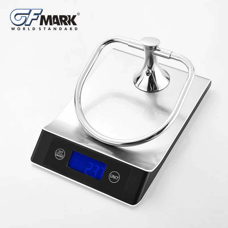 GFmark настенные кольца для полотенец хромированные вешалки туалетных держатели