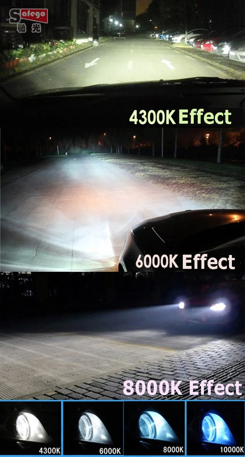 55 Вт ксенон hid комплект H7 H4 H1 H3 H8 H9 H11 9005 9006 4300K 6000K 8000k 1000K тонкий балласт HID лампы для