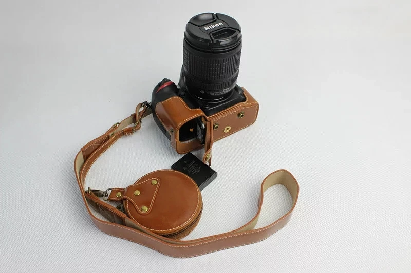 Роскошный чехол для камеры из искусственной кожи+ ремешок для DSLR Nikon D750(24-70 мм