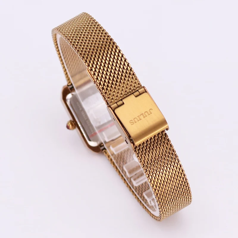 Простые женские часы японские кварцевые изысканное модное платье