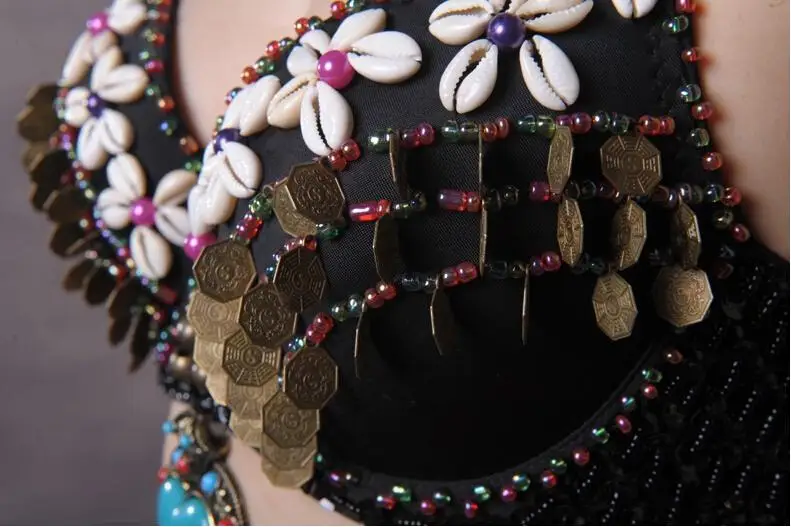 Высокое качество S/M/L Новый ручной работы дешевые Племенной живота бусы для