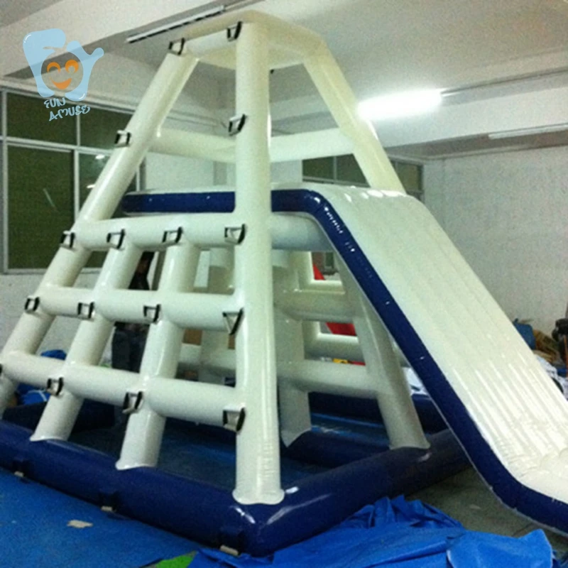 Large Inflatable Water Floating Islands Fun Sports Games Climbing Wall Giant Adult Slide Beach Park |