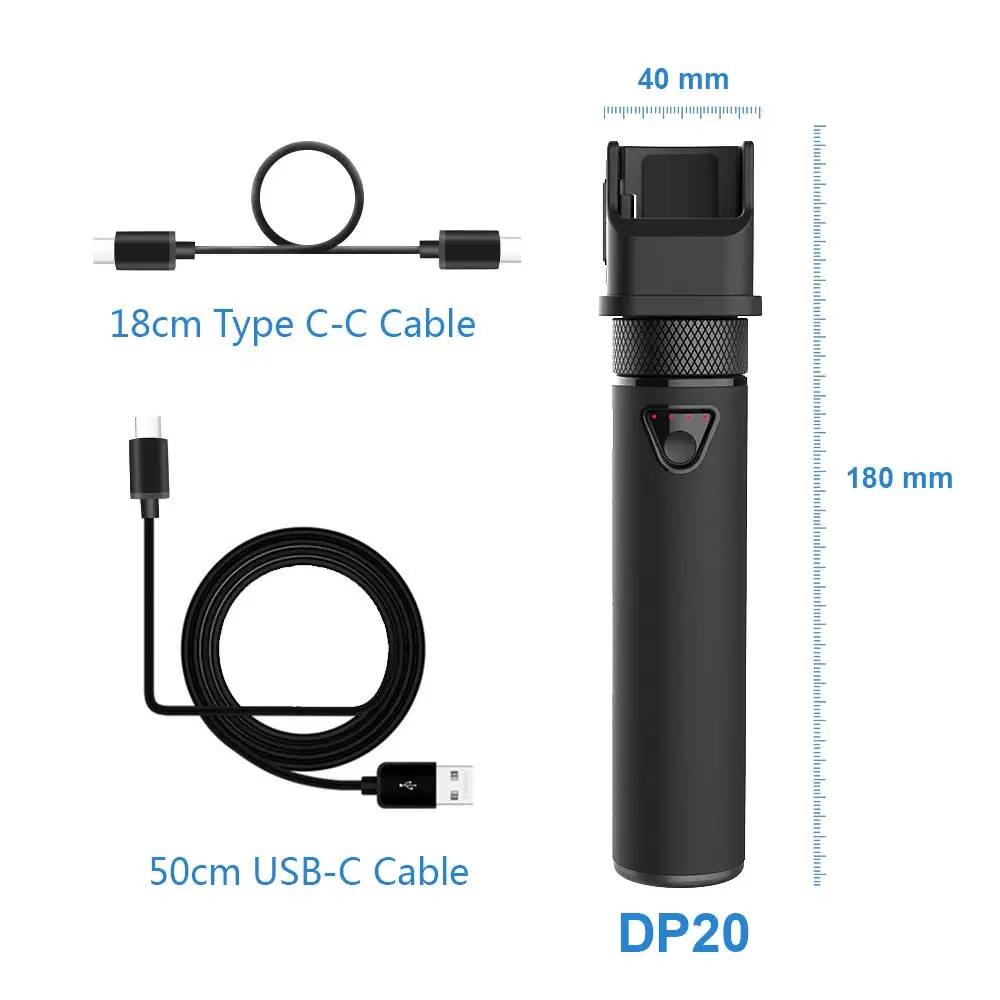 Ручная ручка Smatree для DJI Osmo Pocket 5000 мАч зарядное устройство портативное монопод