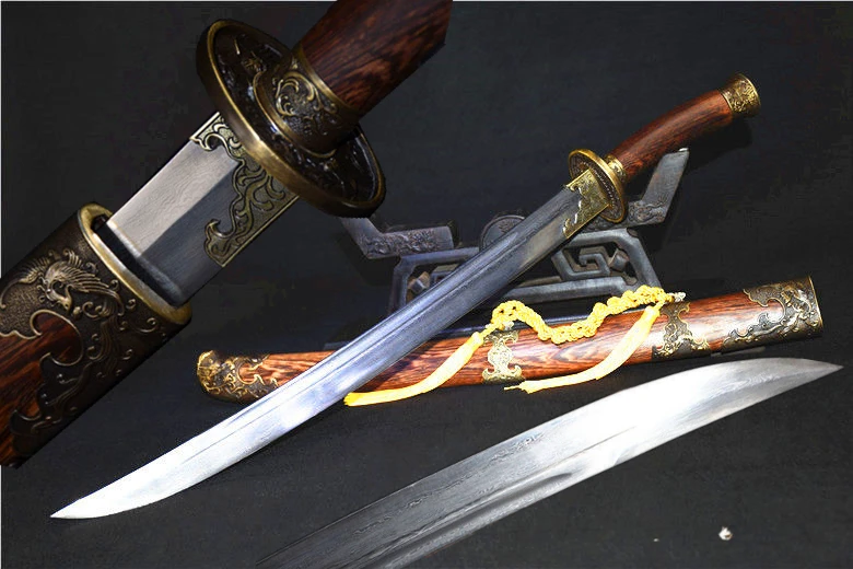 Высокое качество китайский ушу Broadsword меч дадао острый Дамасская сталь лезвие