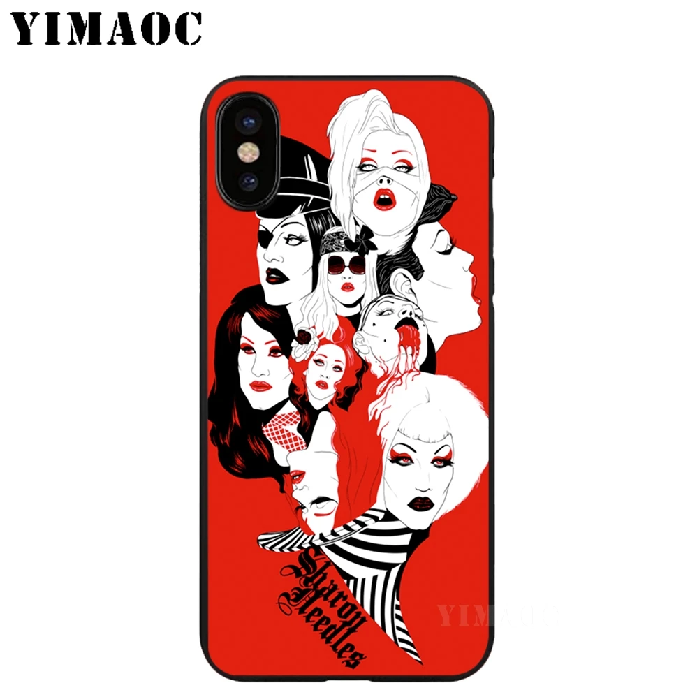 Мягкий силиконовый чехол YIMAOC RuPaul's Drag racing из ТПУ черный для iPhone X или 10 8 7 6 6S Plus 5 SE