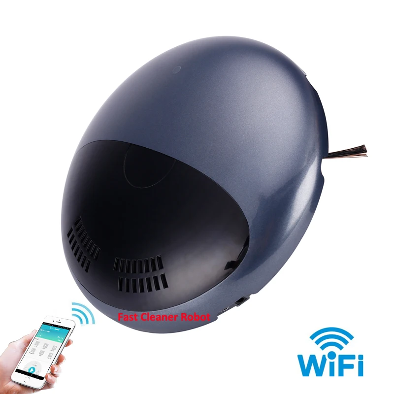 Новейший Интеллектуальный робот пылесос с управлением через приложение Wi Fi