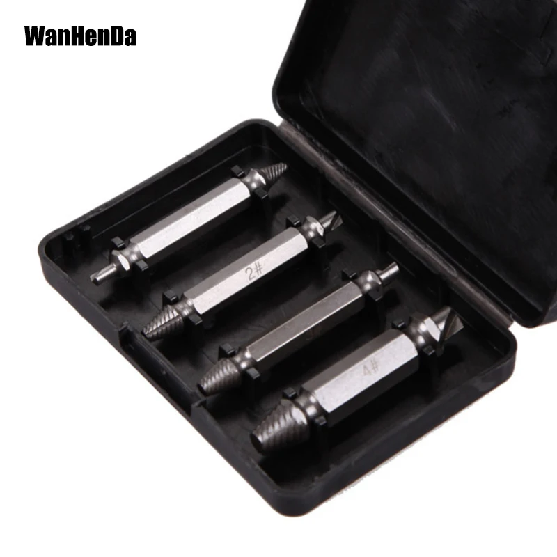 4 шт. сверло для извлечения сломанной стали поврежденных болтов|broken bolt remover|damaged