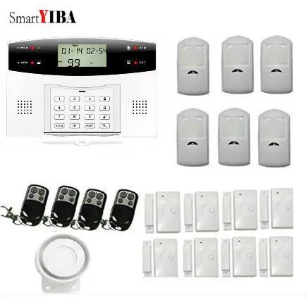 SmartYIBA Беспроводная система охранной сигнализации для дома GSM Intercom пульт