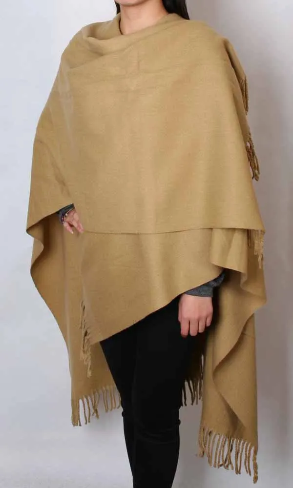 Высококачественный верблюжий женский 100% шерсть пашмина осень зима теплый