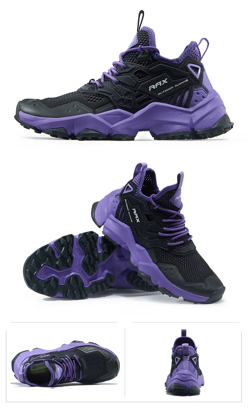 Rax мужские кроссовки для бега, дышащие уличные спортивные кроссовки, мужские сетчатые спортивные кроссовки, амортизирующие кроссовки для спортзала, zapatillas hombre
