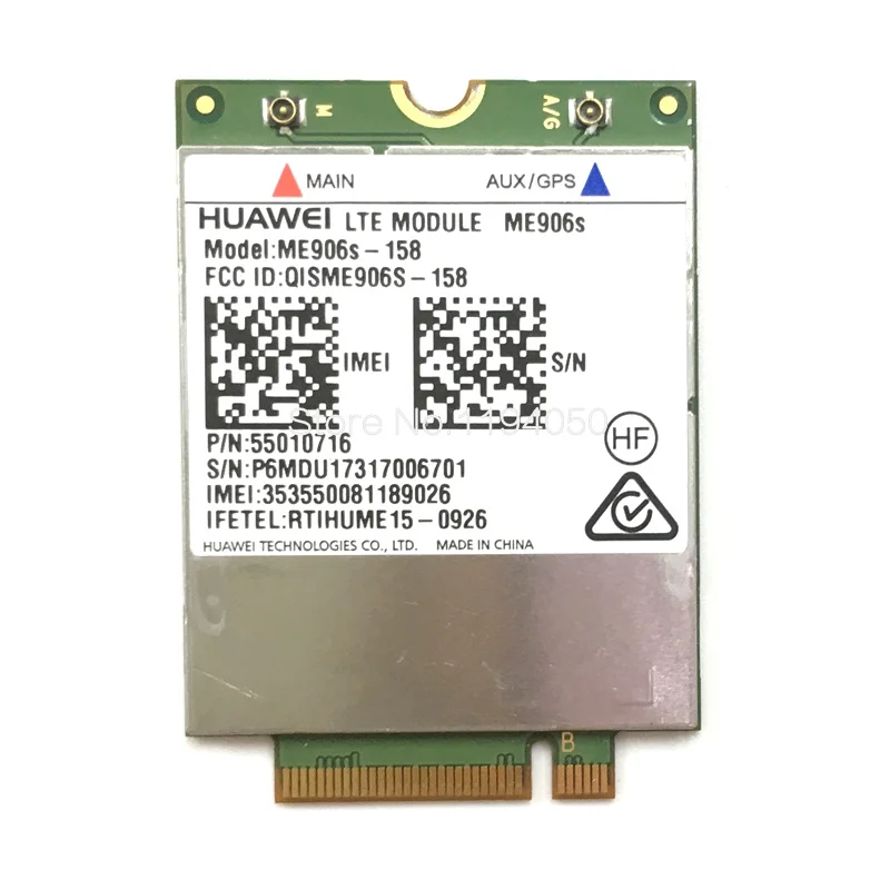 Разблокированный HUAWEI ME906S-158 4G LTE / HPSA + мобильный широкополосный WWAN модуль B1 B2 B3 B5 |