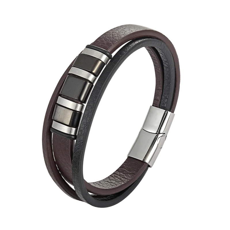 2019 женский браслет мужские Модные Плетеные Кожаные Браслеты для женщин в стиле