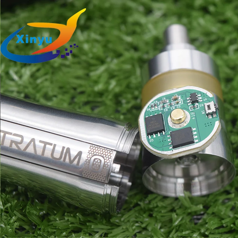 Мод YFTK из нержавеющей стали 316L mech Stratum zero с аккумулятором KAYFUN LITE rta 18650/20700/21700